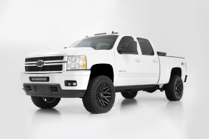 Chevrolet Silverado 2500 HD Wheel - Rough Country - 95 Series, One-Piece - Gloss Black Machined - '11-'23